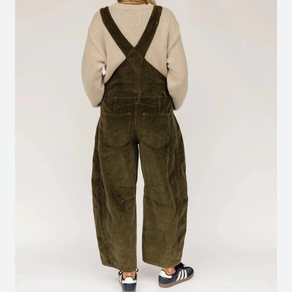 Free People Good Luck Corduroy Overalls - Picture 3 of 14